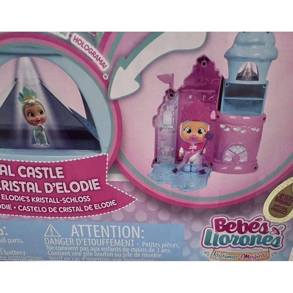 Cry Babies Elodie's Crystal Castle Icy World Magic Tears Playset Ages 3+ - Picture 4 of 5